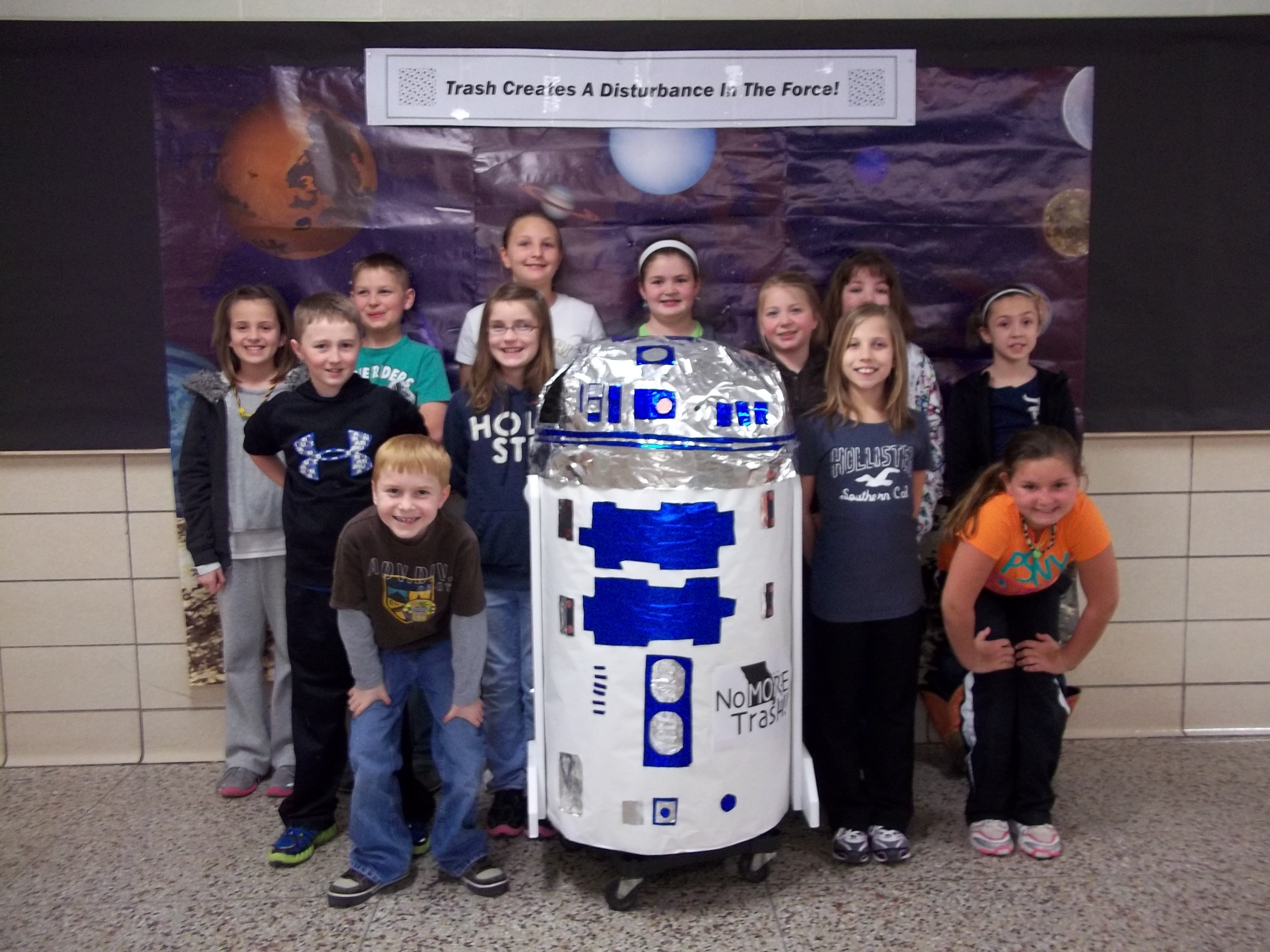 No MOre Trash Can Contest 3-5 Winner S.M Rissler Elementary School 