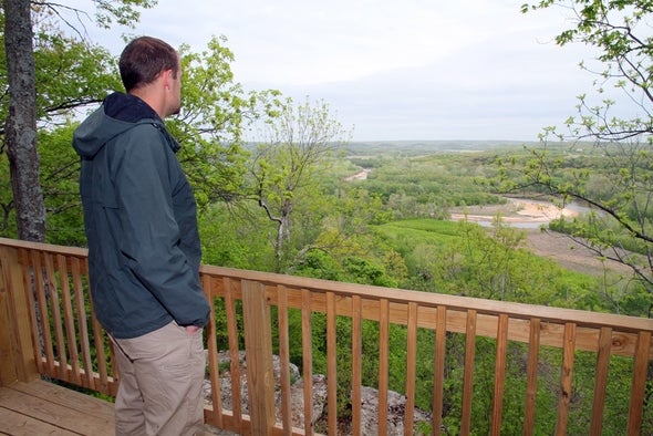 Overlook Deck at Glassberg Family Conservation Area