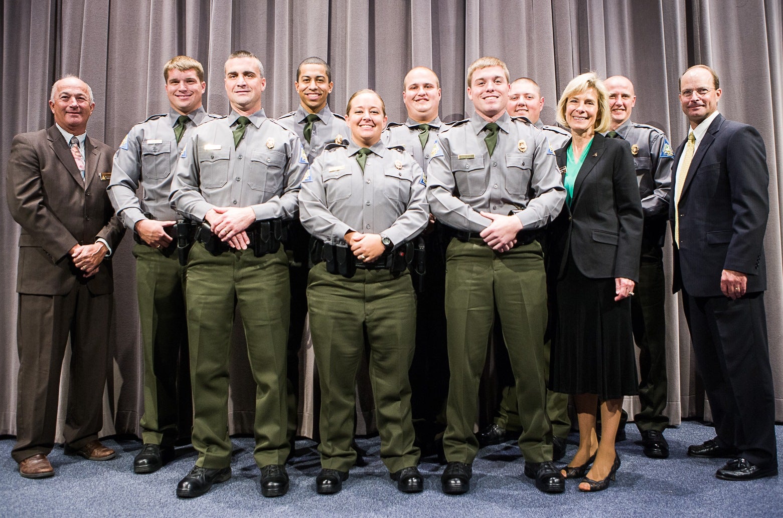 Pictured the new conservation agent class of 2015.