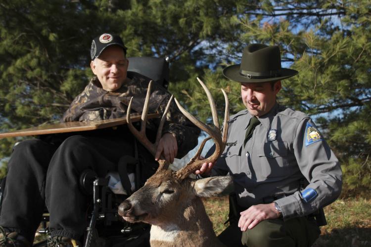 Kevin Bratten bagged buck during special managed hunt