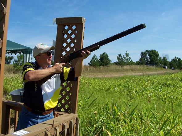 Exhibition shooter and world record holder Dave Miller