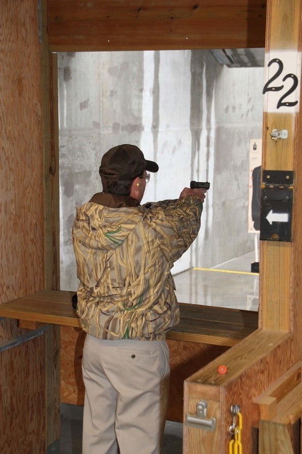 Handgun shooting at Lake City Range