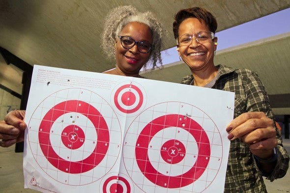 two women with target
