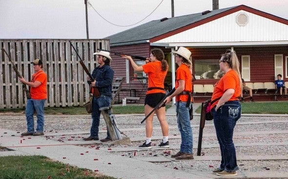 Group trap shooting