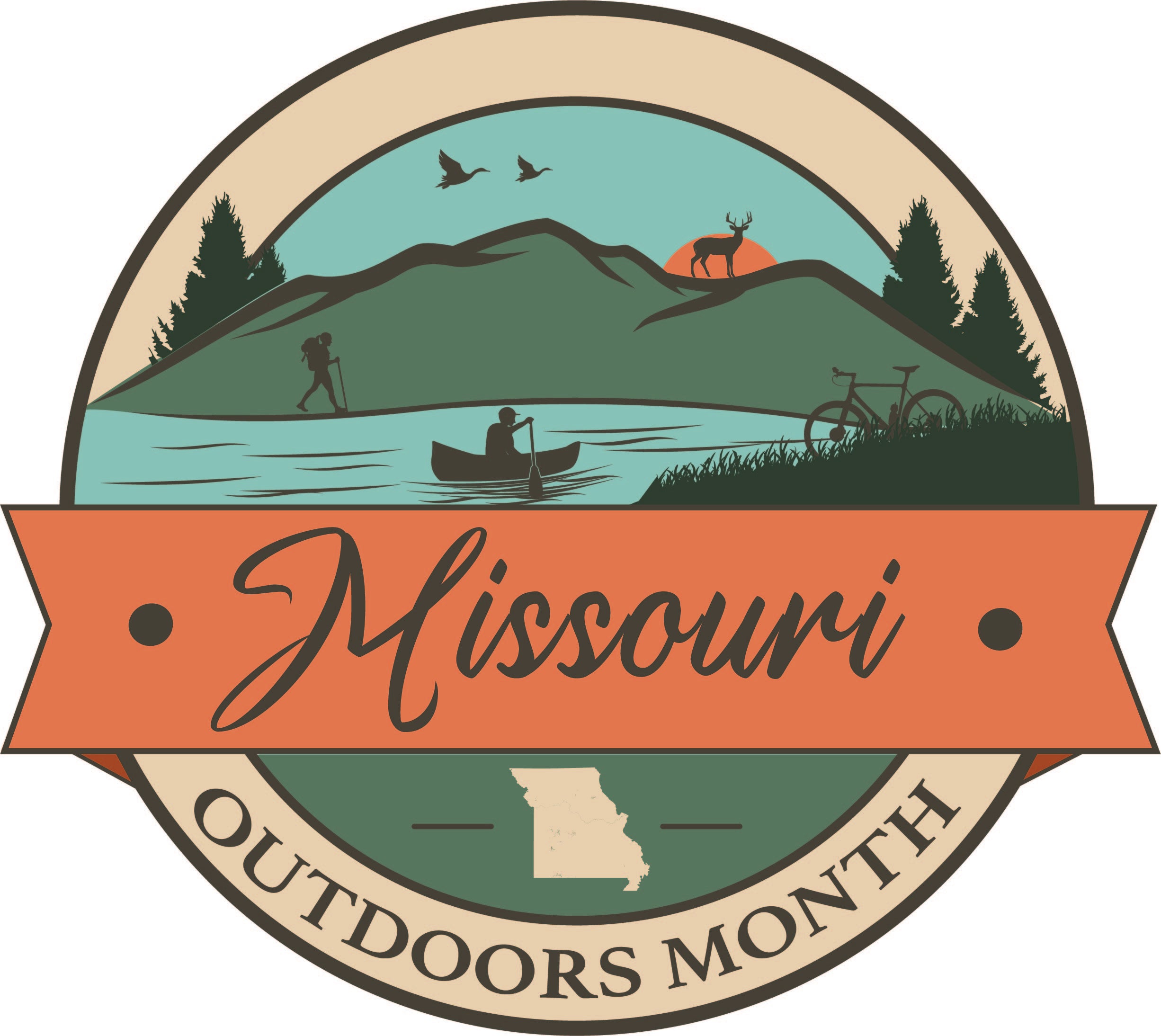 Missouri Outdoors Month logo