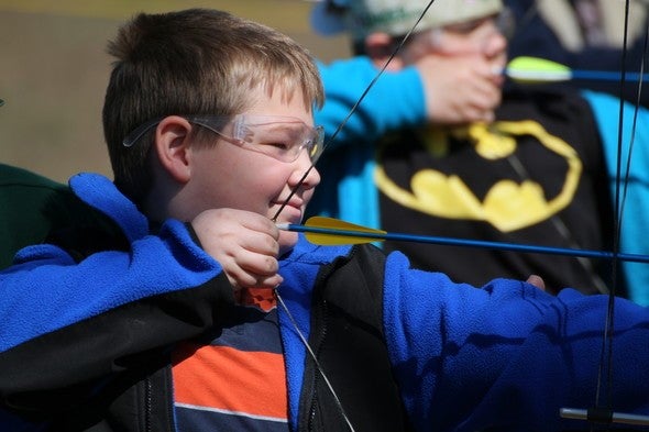 Little boy archery