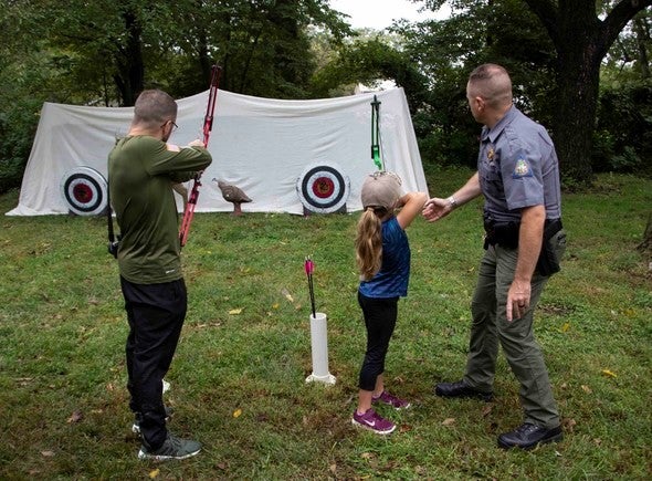Archery practice