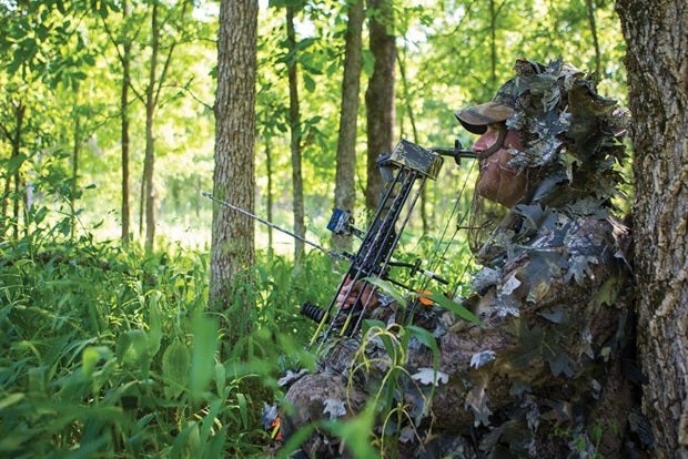 Bowhunter at Danville Conservation Area