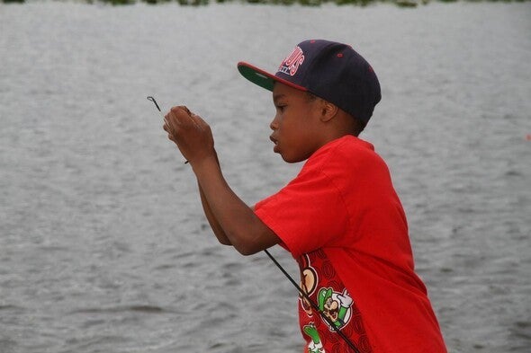 kid fishing
