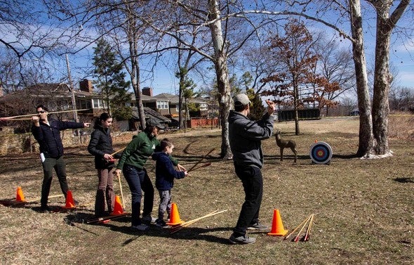 Archery at Urban Woods event