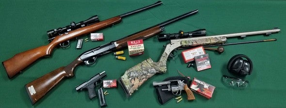 Group of firearms