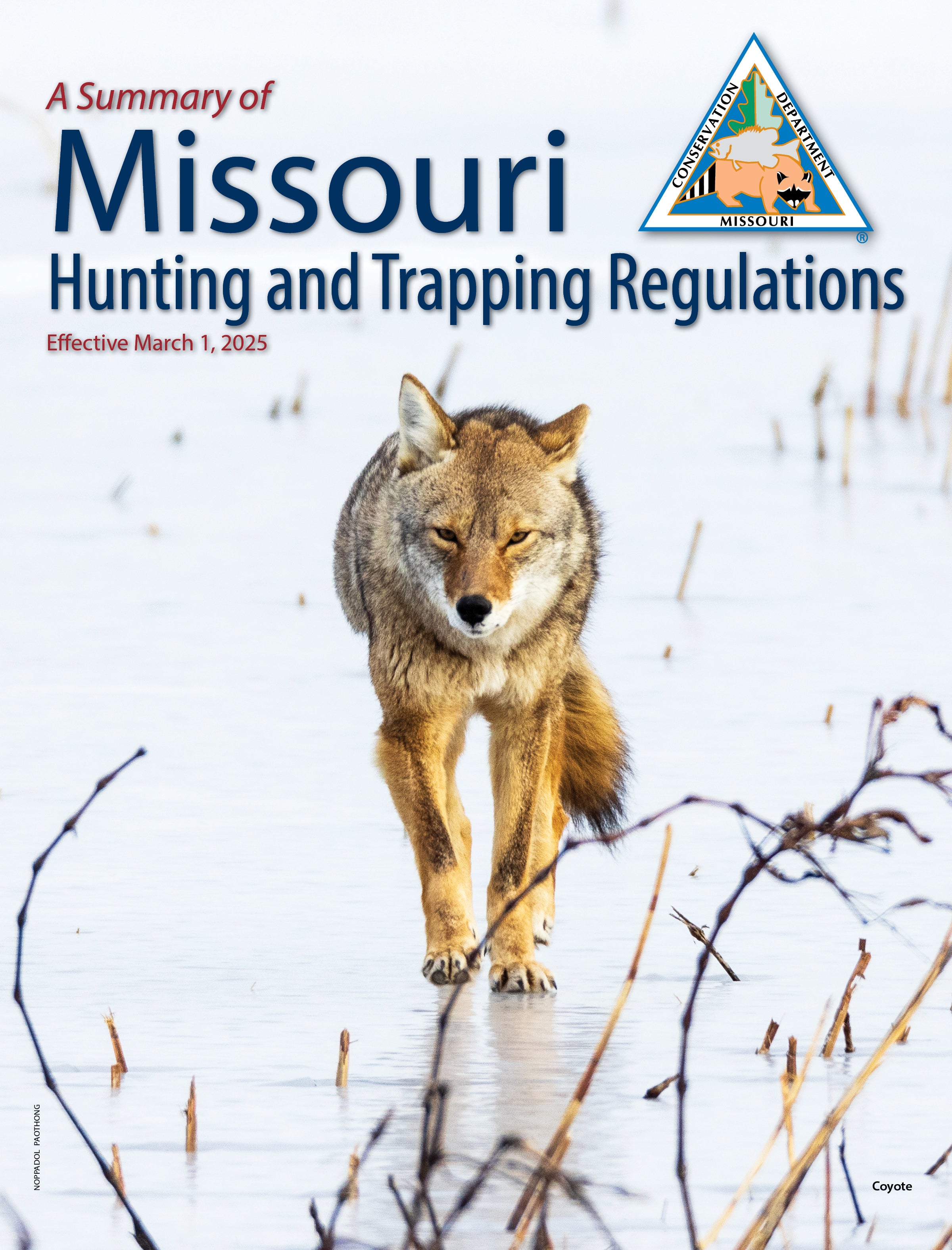 Cover of 2025 Summary of Missouri Hunting and Trapping Regulations booklet