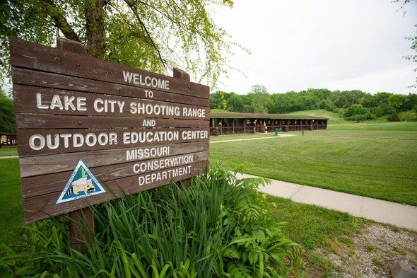 Lake City Shooting Range and Outdoor Education Center sign