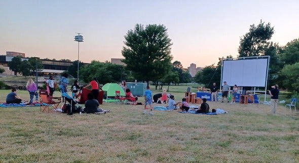 outdoor movie screenings