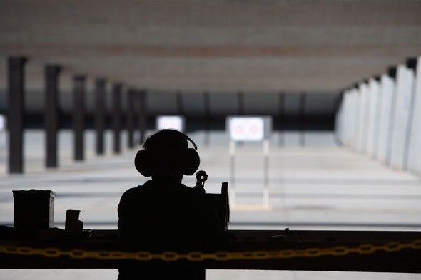 Target shooting at Busch