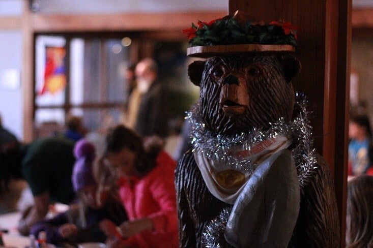 Holiday bear at Runge