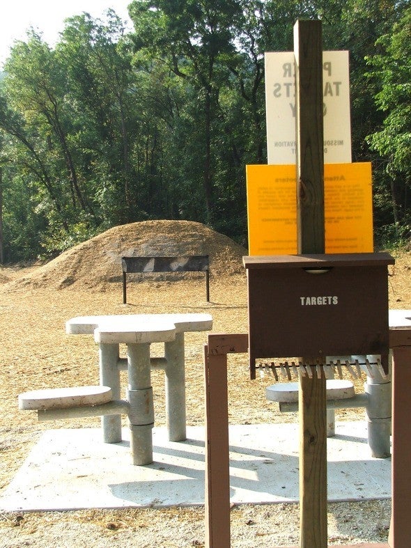 MDC outdoor shooting range at Busiek State Forest and Wildlife Area