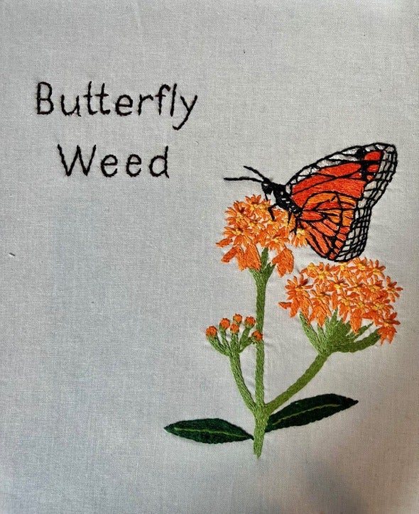 nature-themed quilt