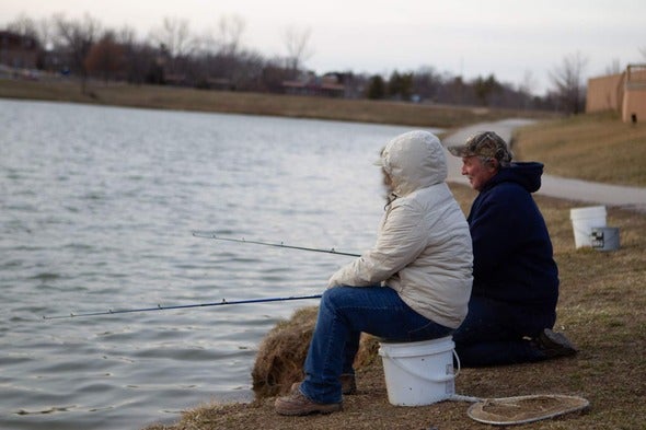 winter trout fishing