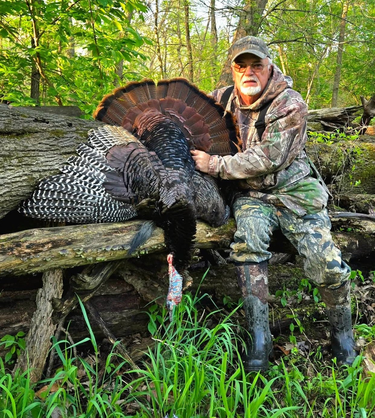Mark Ramsey with 2026 harvested turkey