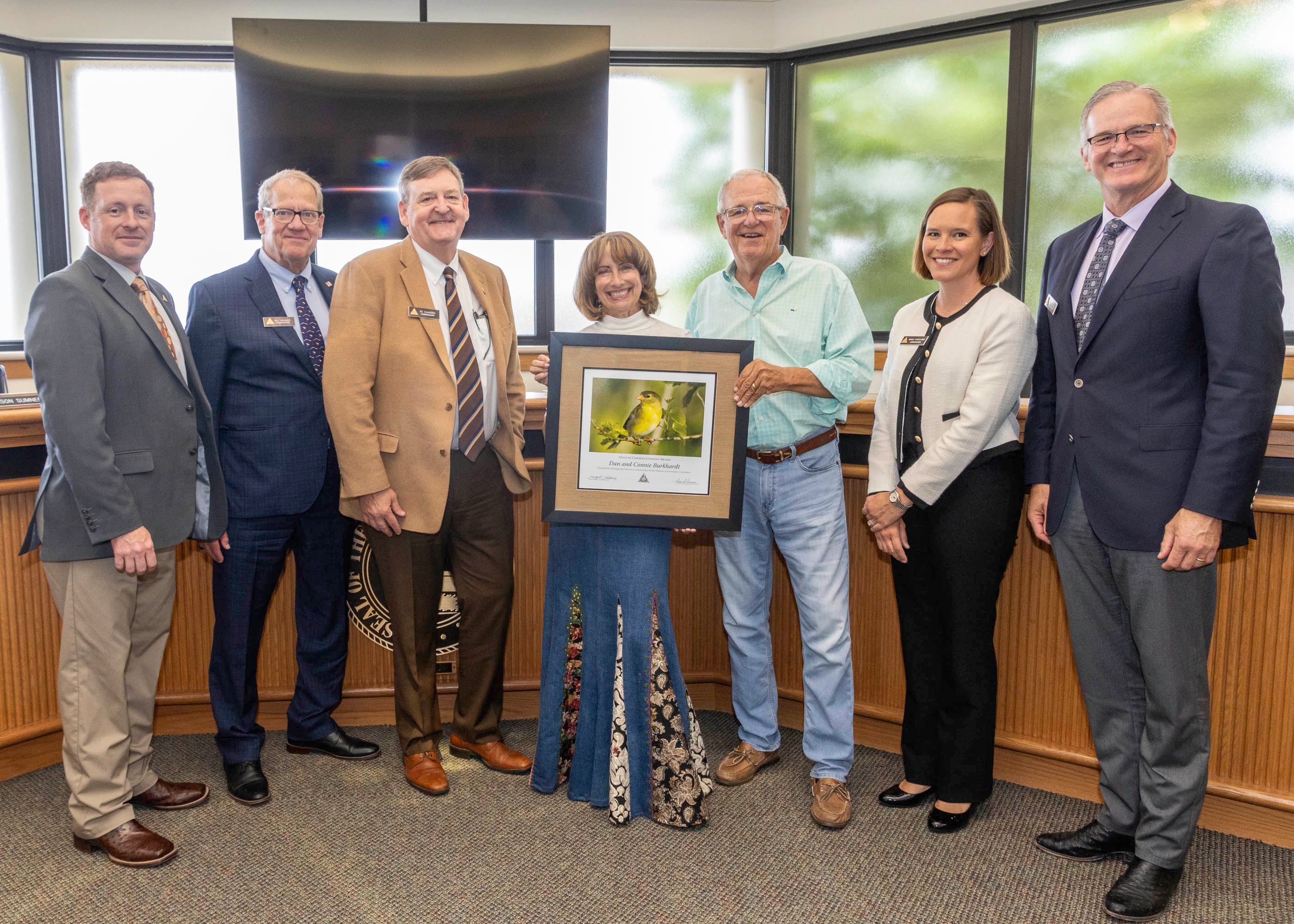Dan and Connie Burkhardt Master Conservationist Award pic