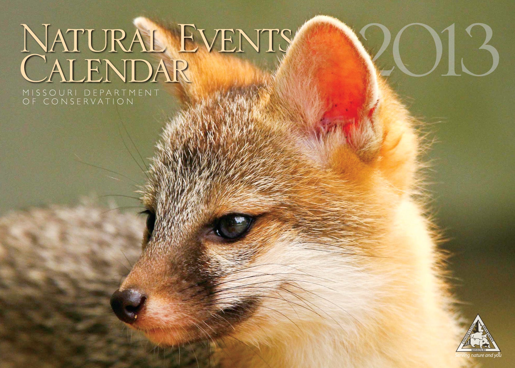 2013 Natural Events Calendar Cover