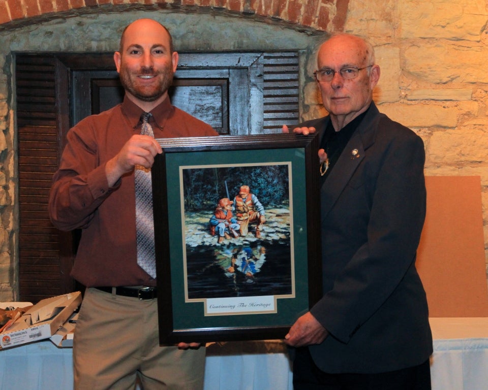 Robert Mallery Receives Hunter Ed Award