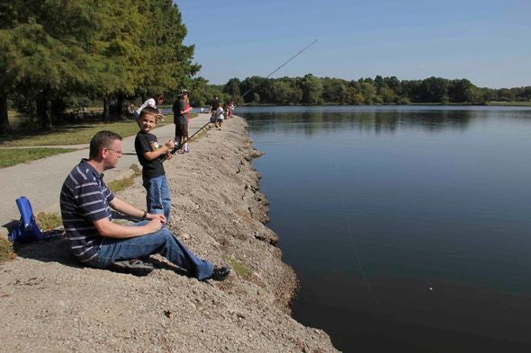 Family Fishing at Reed Wildlife Area