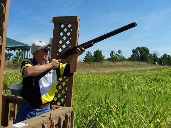 Exhibition shooter and world record holder Dave Miller