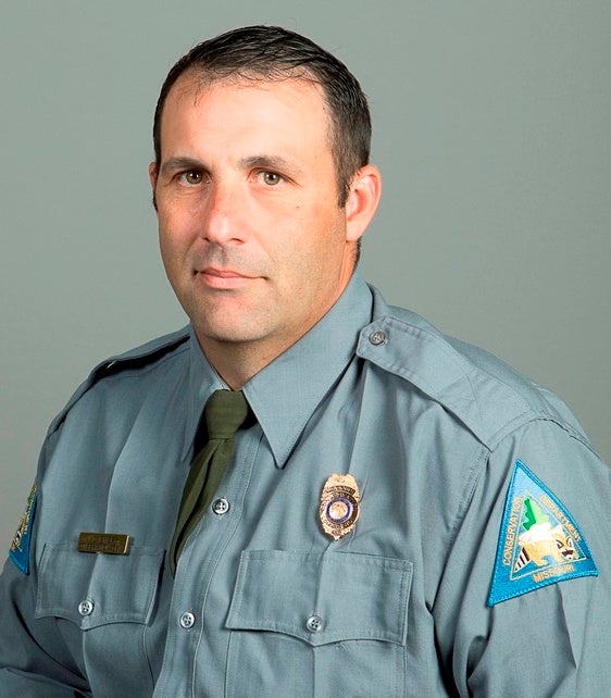 Wright County Conservation Agent Justin Emery