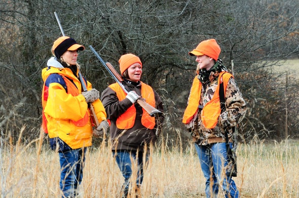 Women Rabbit Hunting
