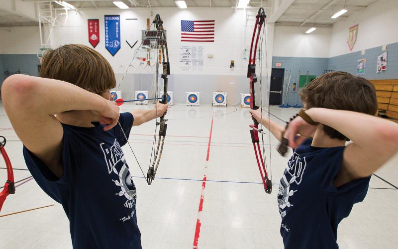 Two students taking part in a MoNASP Tournament.