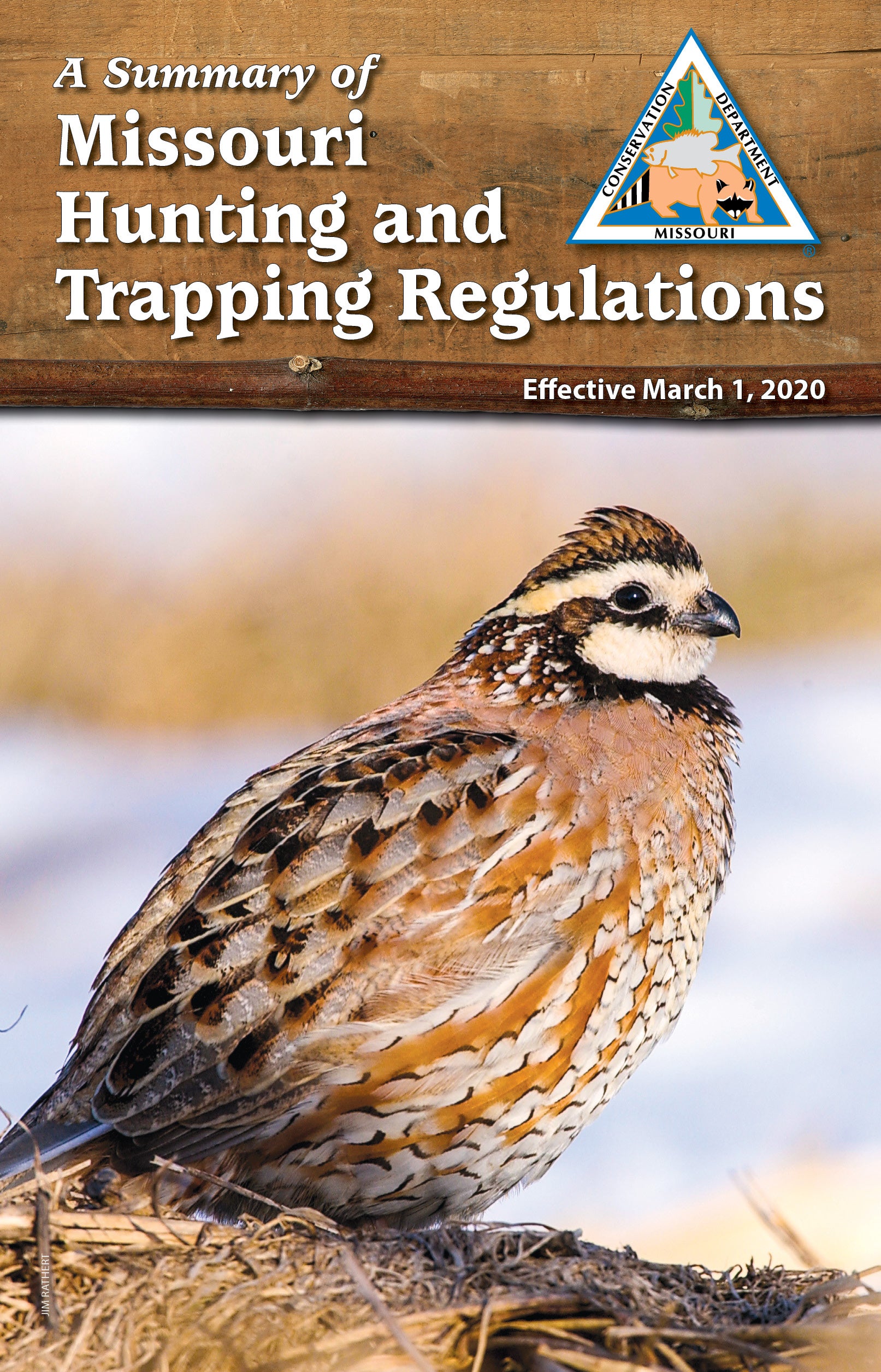 2020 Hunting and Trapping Regulations Booklet Cover