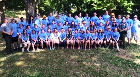 Girls at Camp SEMO