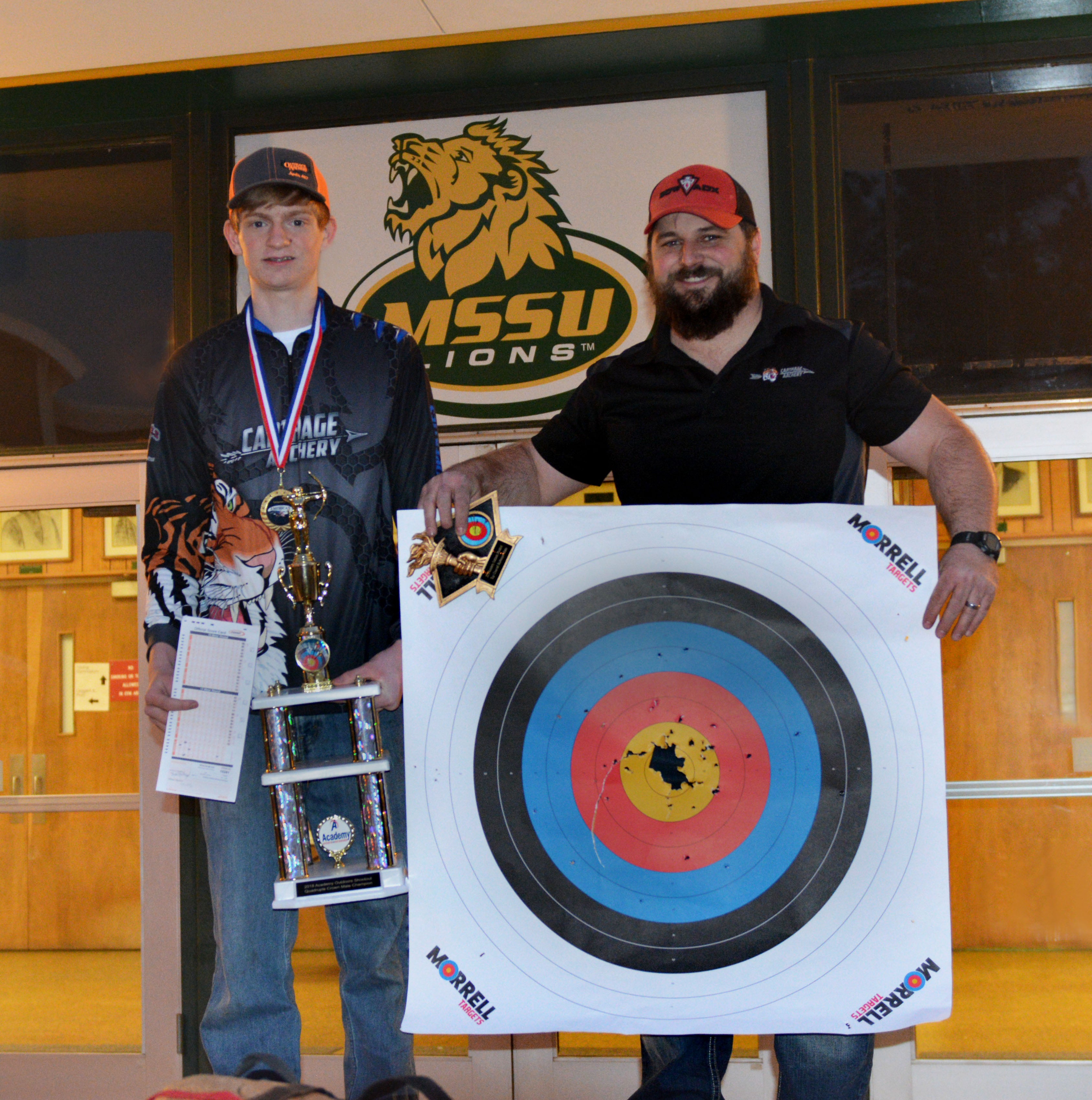 MoNASP Trenton Meyer with Coach Caleb Patrick 
