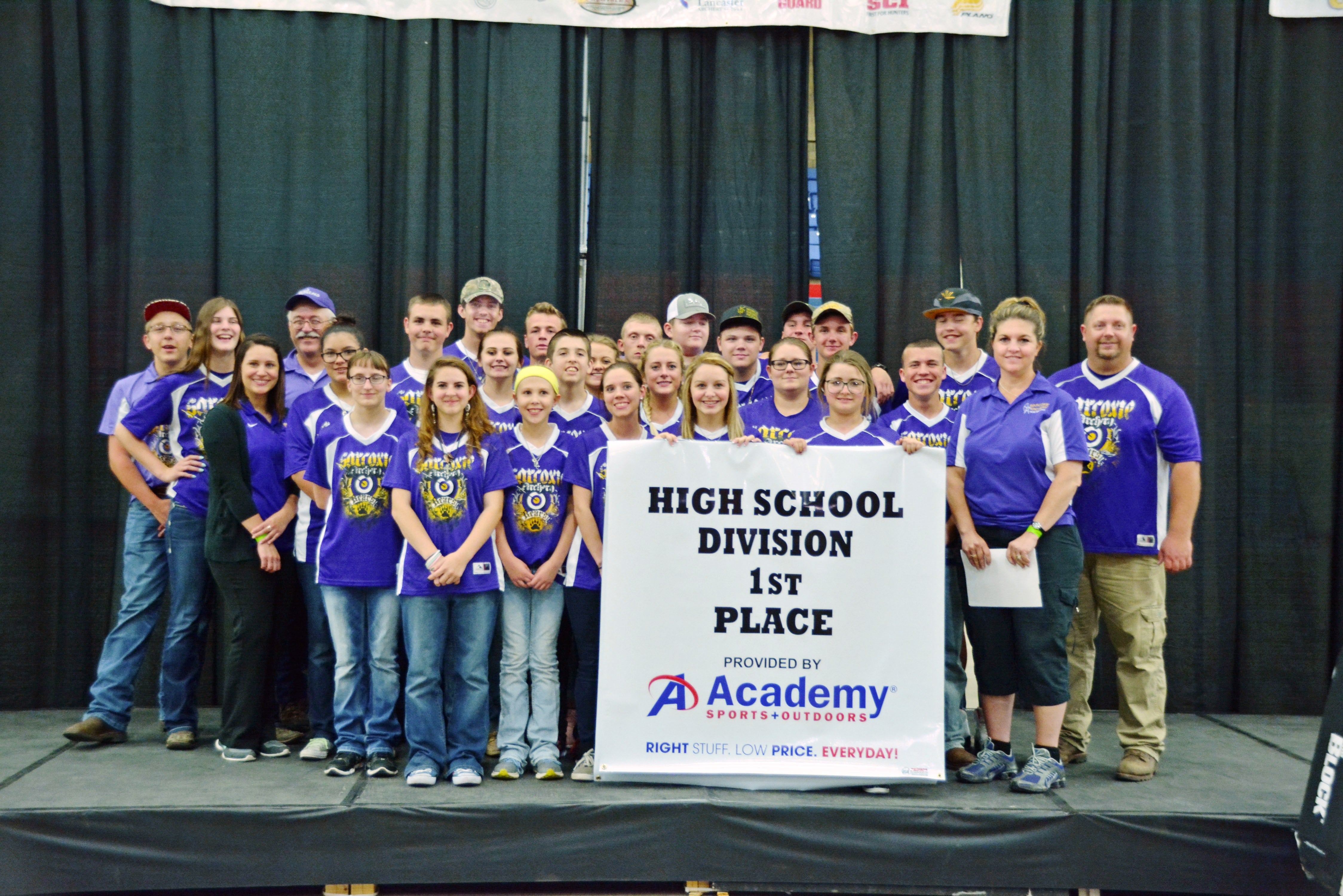 Sarcoxie High School Archery Team.