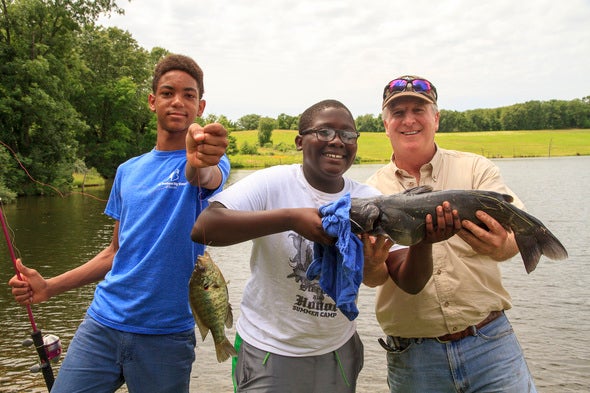 Ferguson Kids Fishing Clinic