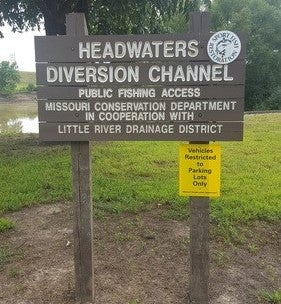 Headwaters Access Sign