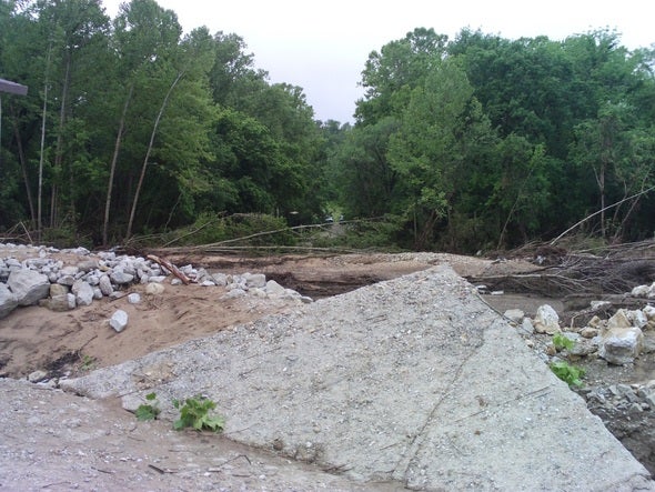Jerome Access Flood Damage