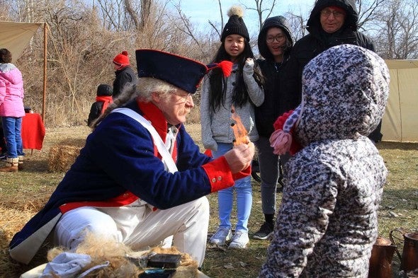 Lewis & Clark re-enacting