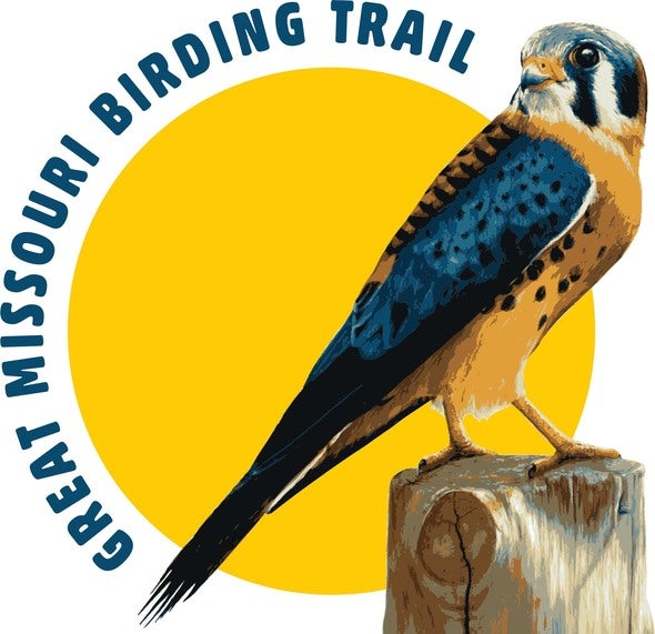 Logo for the Great Missouri Birding Trail.