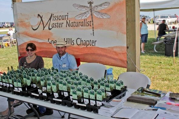 Missouri Master Naturalists volunteer for conservation education and service projects. Last summer, they helped pass out native plants at Prairie Days at Dunn Ranch in Harrison County.