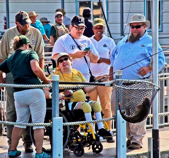 No Boundaries fishing event 