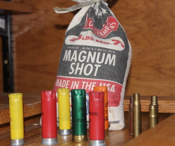 ammunition being reloaded