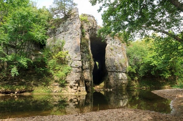 Sandy Creek Natural Tunnel.