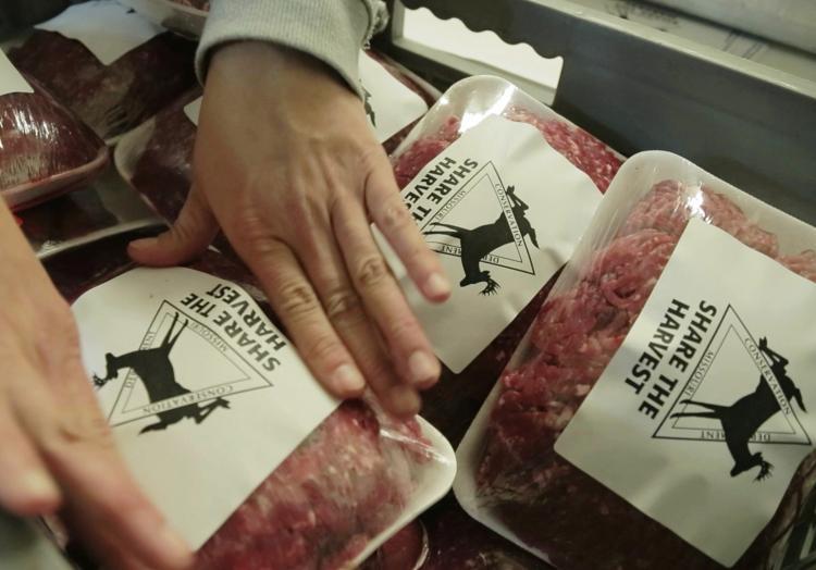 packaged venison for Share the Harvest