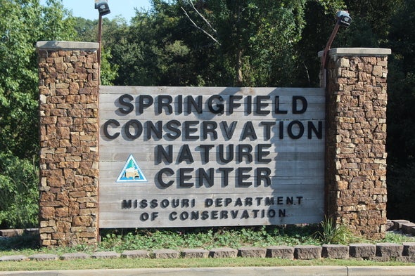 Springfield Nature Center Sign