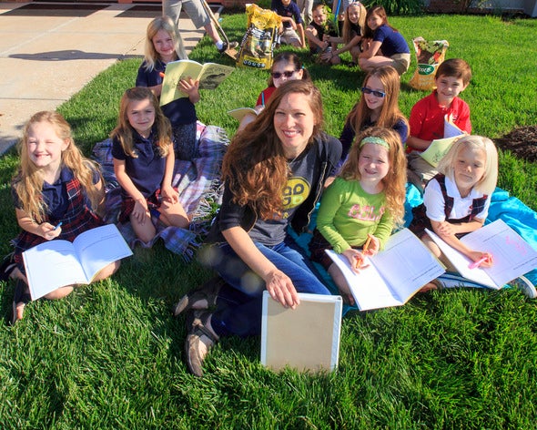 Students enjoying the outdoors.