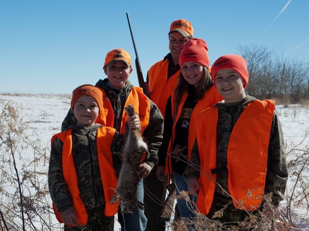 A family rabbit hunt