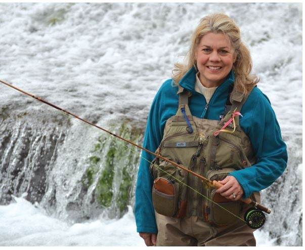 Sara Parker Pauley fly fishing